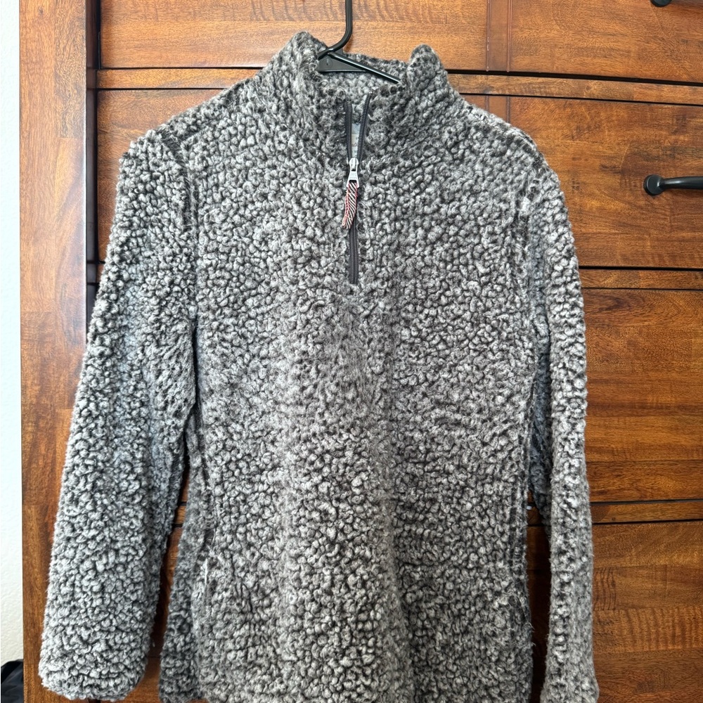 Weatherproof Women's Textured Gray Sweater